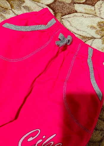 Kız Çocuk Pembe Dantelli Baskılı Kolsuz Tişört - Görsel 6