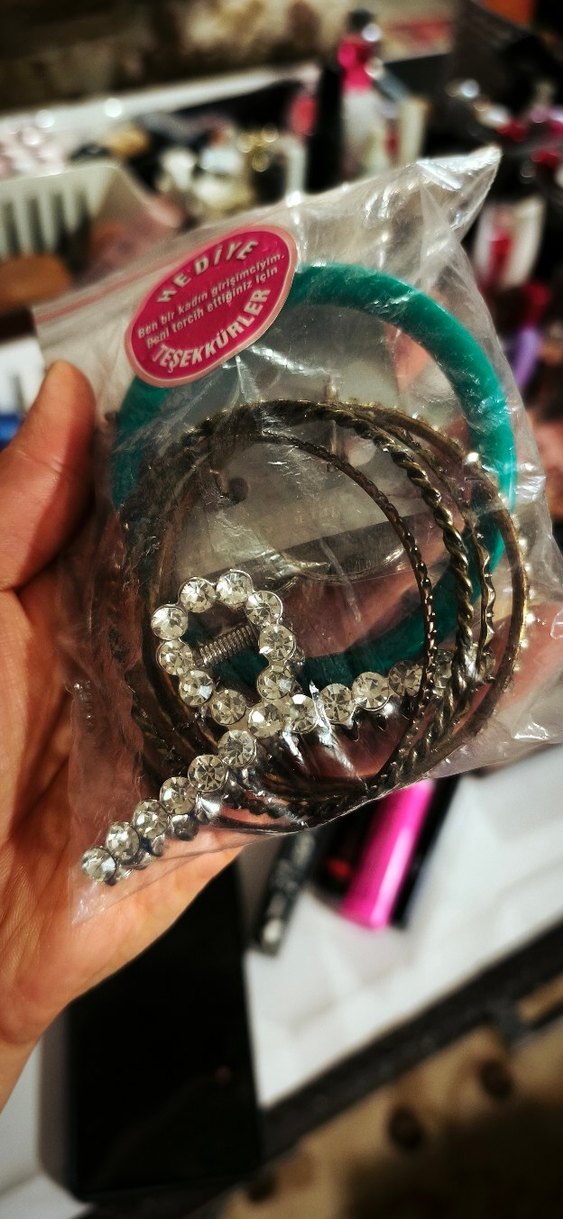 Mor Parlak Payetli Bohem Takısı - Görsel 2