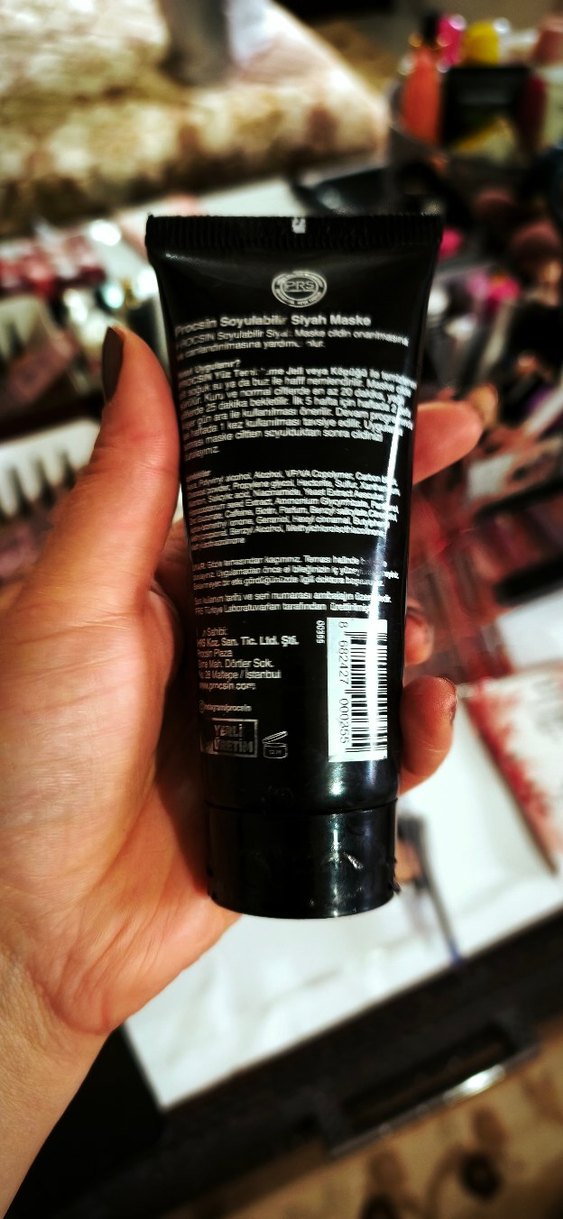 ORJİNAL PROCSIN Aktif Karbonlu Siyah Maske 100ml - Görsel 2
