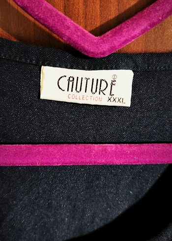 Leopar Desenli Lacivert Kadın bluz ceket takim - Görsel 8