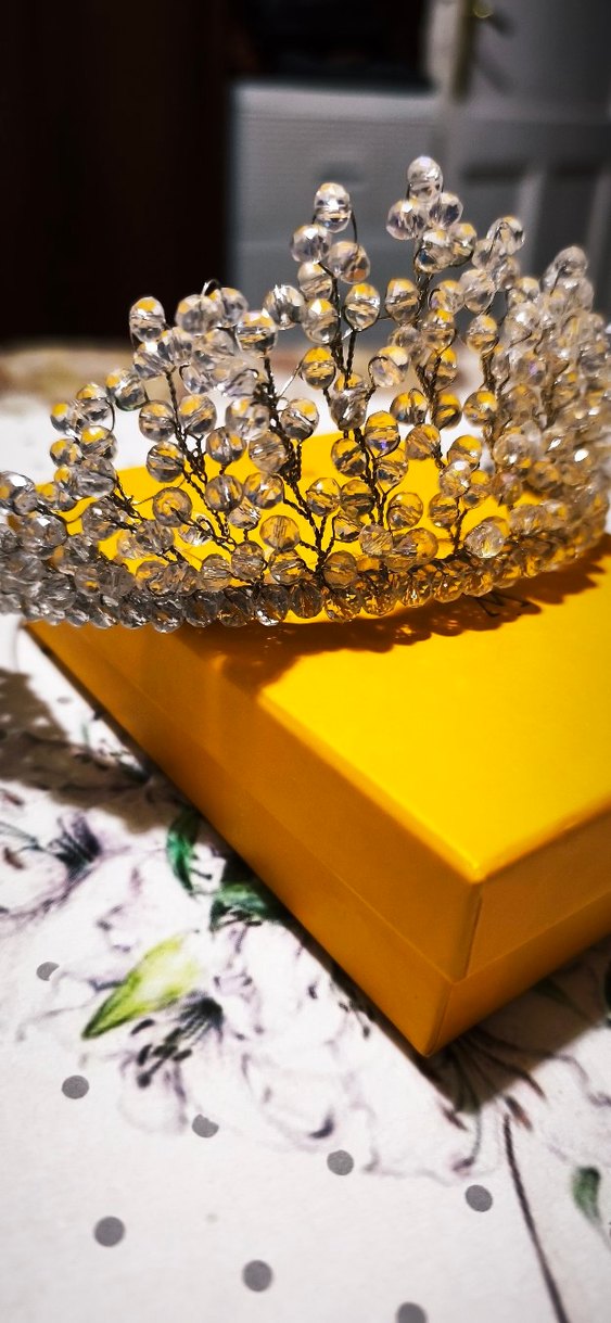 Cam Boncuklu Bohem Gri Kadın Saç Aksesuarı - Görsel 3