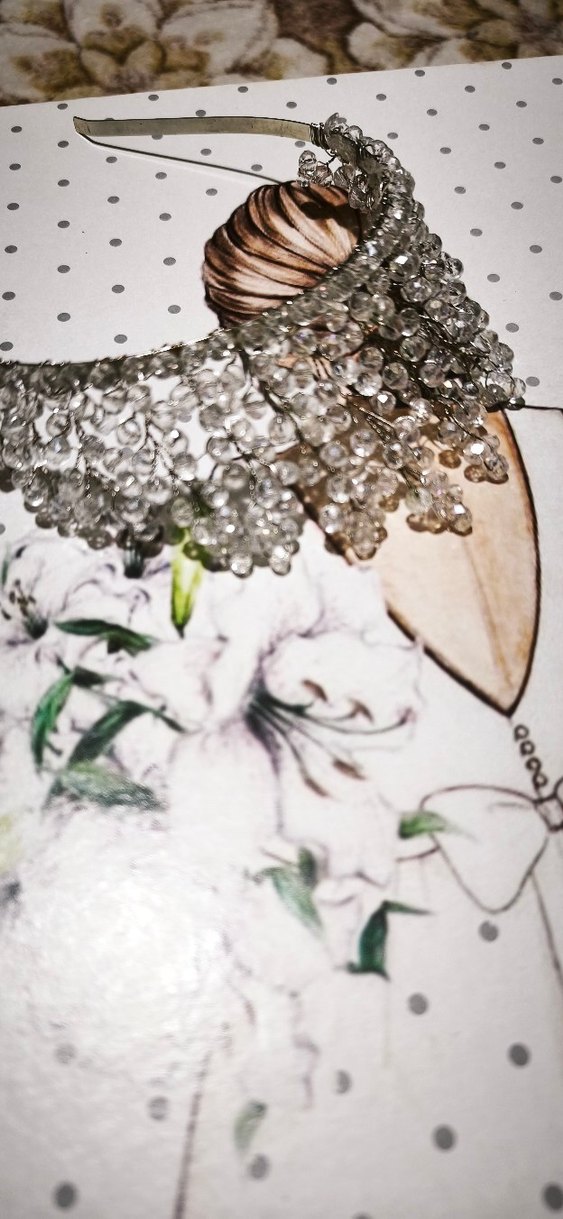 Cam Boncuklu Bohem Gri Kadın Saç Aksesuarı - Görsel 2