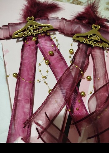 Altın Renk Pleksi Yüzük Pasta Süsü & Nişan susleri - Görsel 4