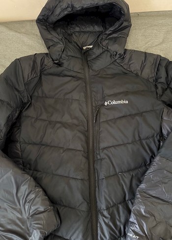 Columbia Orjinal Columbia Siyah Kapusonlu Sisme Mont