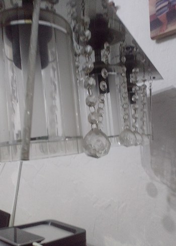 Beyaz Kristal Sarkıt Avize - Görsel 5