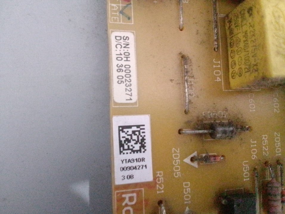 Arçelik 82-203 TV besleme kartı - Görsel 2