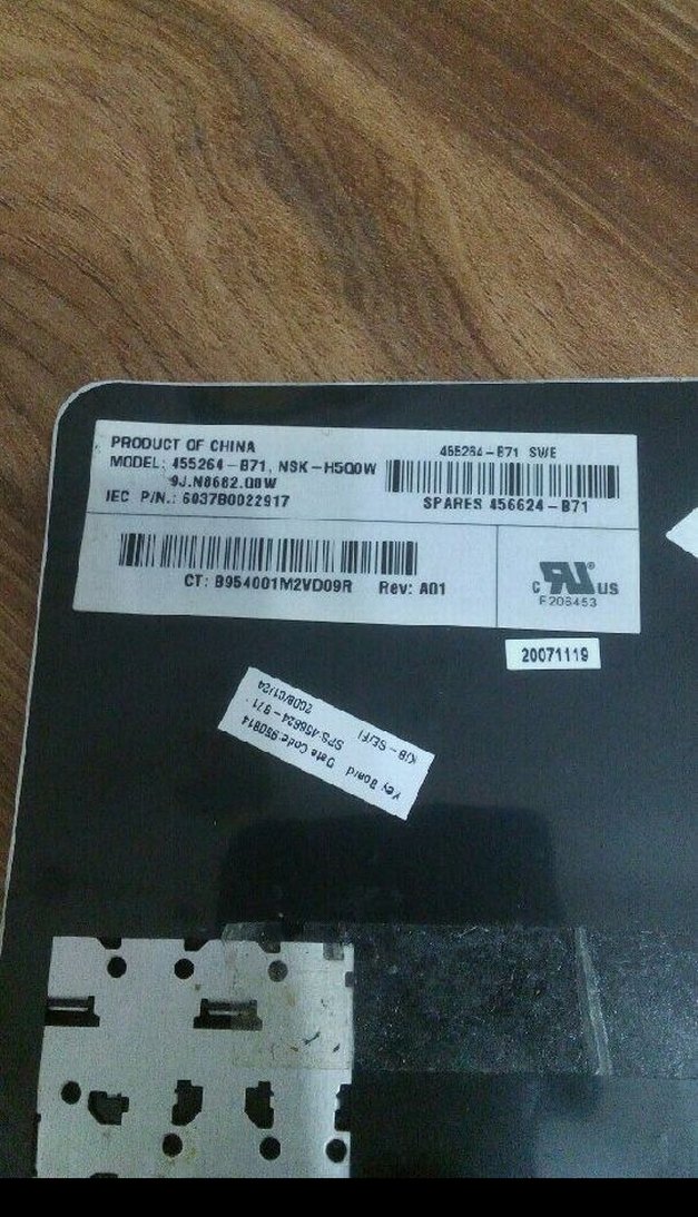 HP Compaq 6720s klavye - Görsel 3