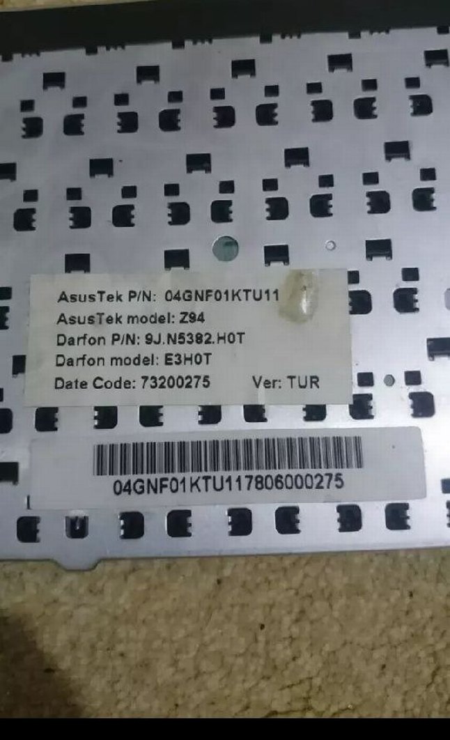 laptop Asus klavye - Görsel 2