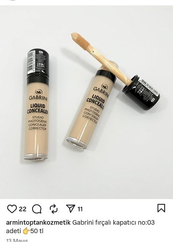 Gabrini Sıvı Kapatıcı No:03 Beige