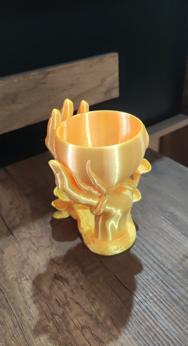 Parlak Altın Renkli Dekoratif Vazo - Görsel 4