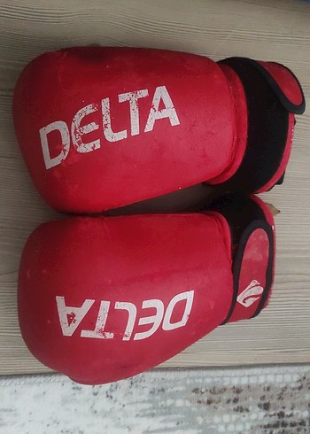 Kırmızı Delta Erkek Boks Eldiveni Velcro - Görsel 2