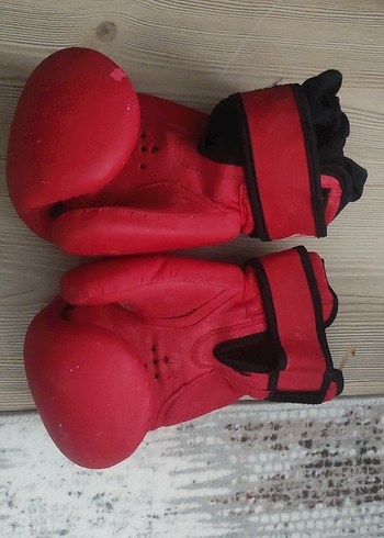 Kırmızı Delta Erkek Boks Eldiveni Velcro - Görsel 3