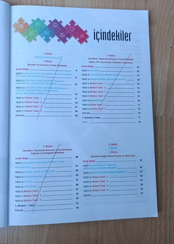 9. Sınıf Biyoloji Soru Bankası - Görsel 3