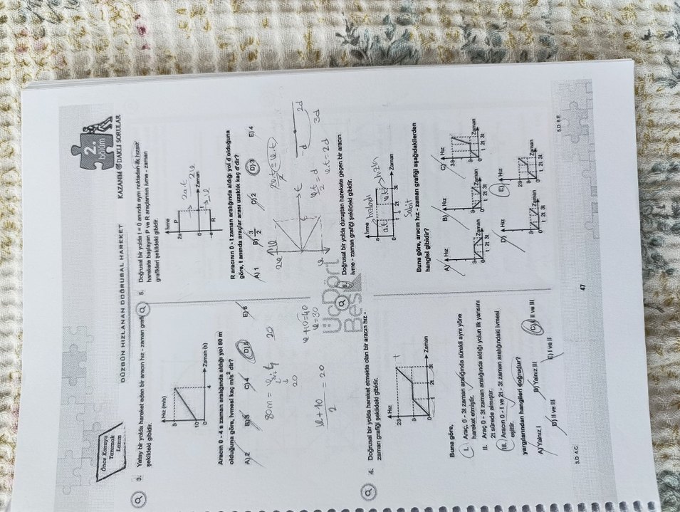 345 ayt fizik - Görsel 2