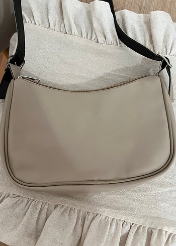Beden ten rengi Renk Bej Minimalist Kadın Omuz Çantası