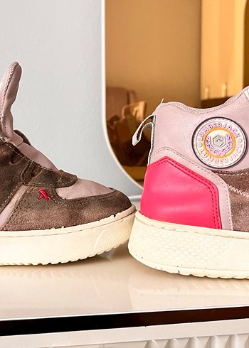 Lumber Jack 33 numara Kız Çocuk Pembe Nubuk - Görsel 4