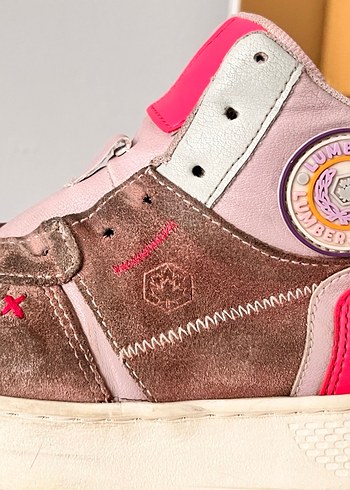 Lumber Jack 33 numara Kız Çocuk Pembe Nubuk - Görsel 2