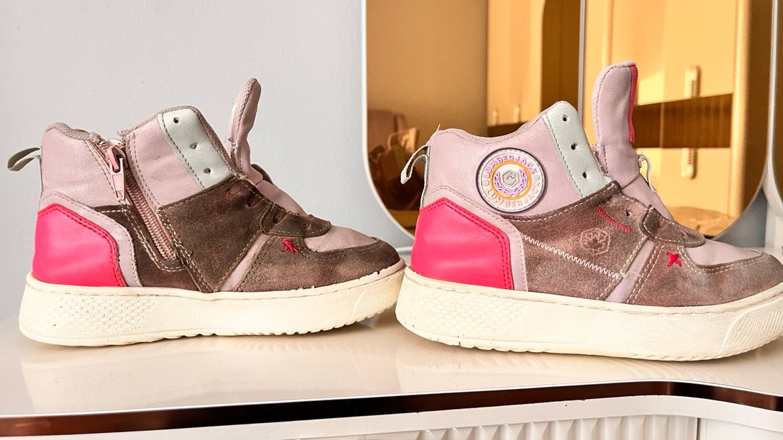 Lumber Jack 33 numara Kız Çocuk Pembe Nubuk - Görsel 4