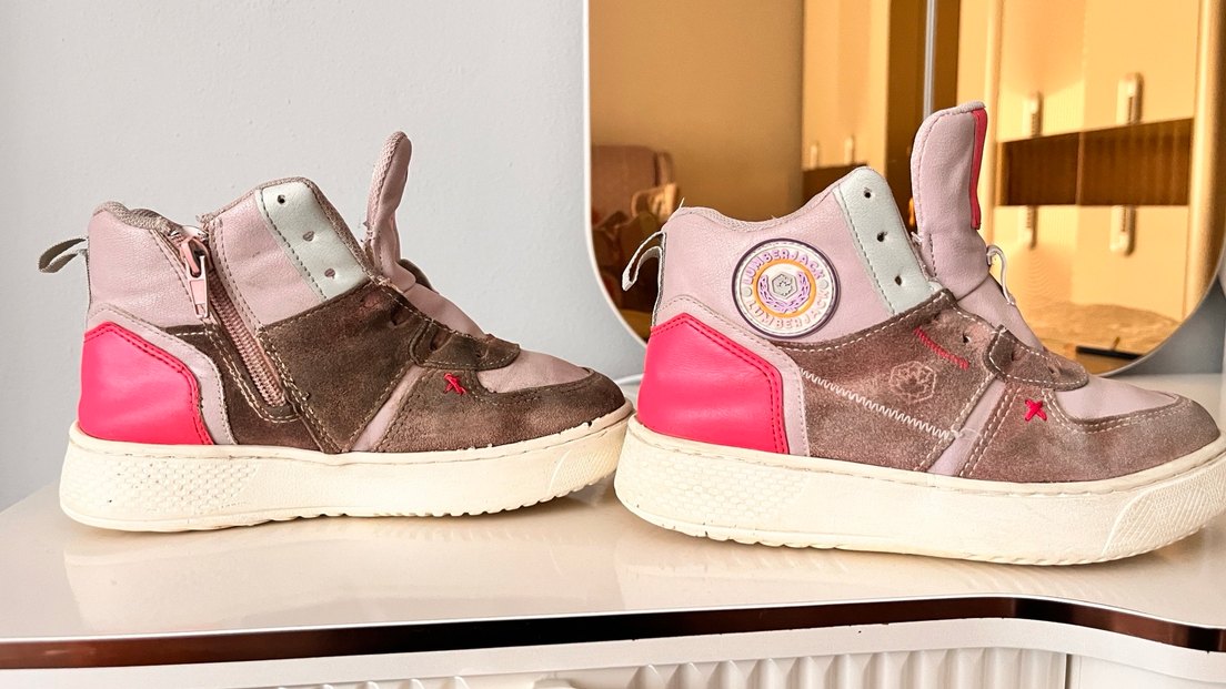 Lumber Jack 33 numara Kız Çocuk Pembe Nubuk - Görsel 5