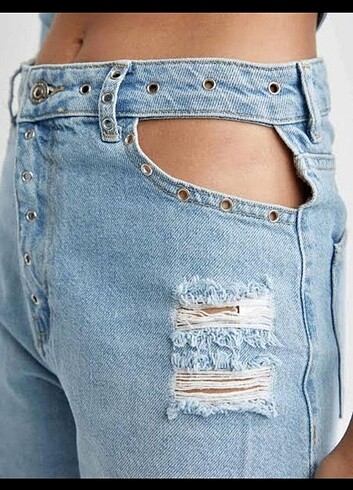 xs Beden mavi Renk 90s wide leg jean