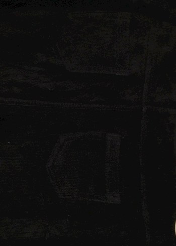 Siyah Süet Fermuarlı Çocuk Skinny Pantolon - Görsel 3