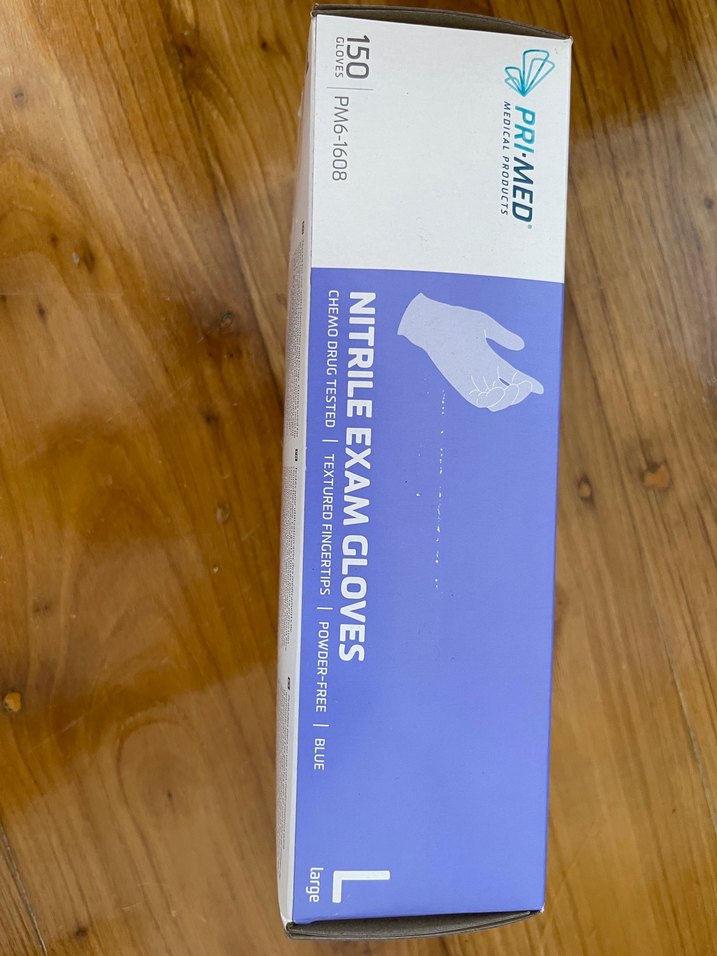 Büyük Beden Nitril Muayene Eldivenleri 150'li (L Beden PUDRASIZ) - Görsel 2