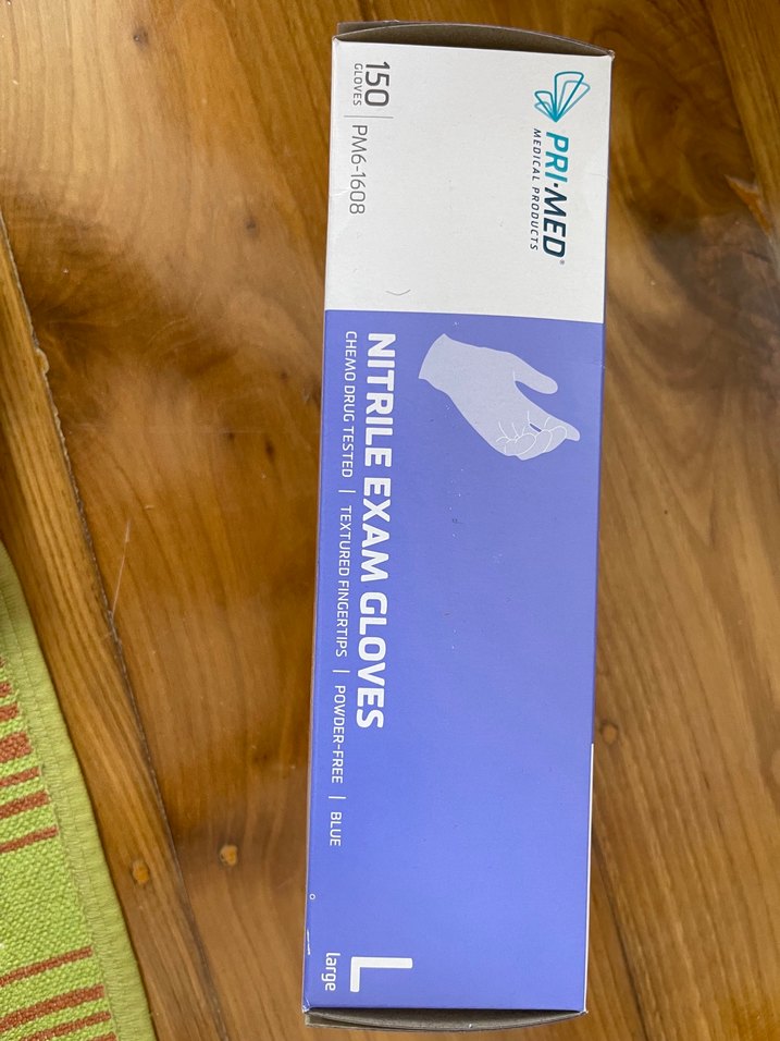 Büyük Beden Nitril Muayene Eldivenleri 150'li (L Beden PUDRASIZ) - Görsel 3