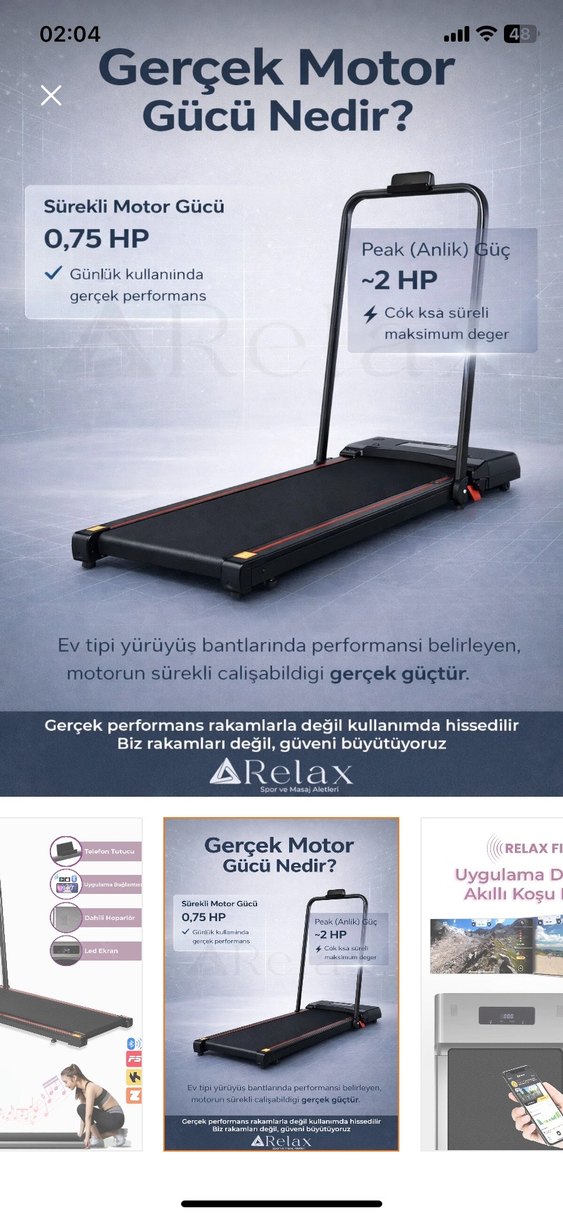 LED Ekranlı Siyah Koşu Bandı Hoparlörlü - Görsel 2