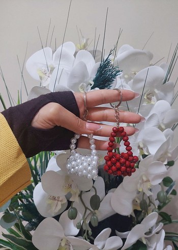 Kadın Kristal Boncuk Anahtarlık - Görsel 2