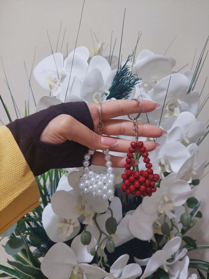 Kadın Kristal Boncuk Anahtarlık - Görsel 2