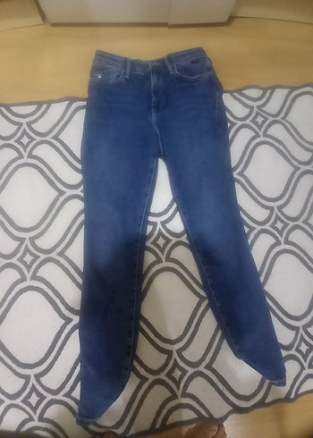 Mavi Jeans Kadın Mavi Batik Desenli Normal Boy Jean
