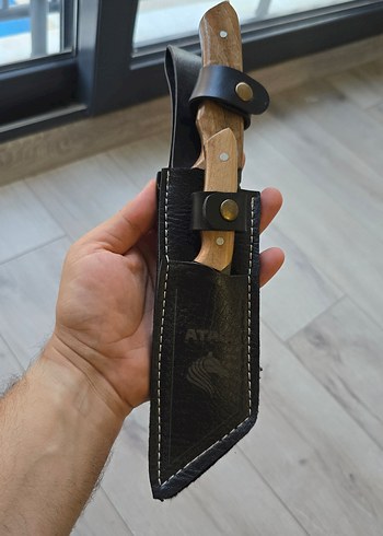  Beden kahverengi Renk Baba Oğul Tanto Model Kamp bıçak seti