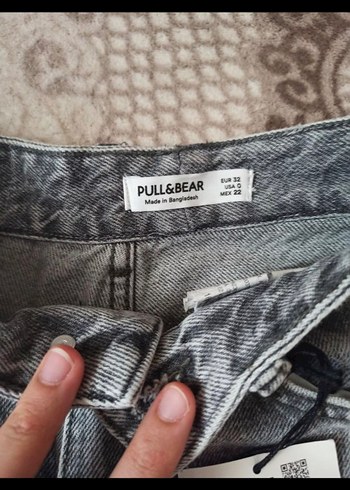 xs Beden gri Renk Pull and bear kadın pantolon