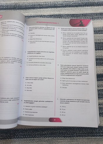 İçişleri Bakanlığı Görevde Yükselme Sınavı Çözümlü Soru Bankası - Görsel 2