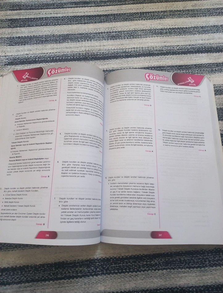 İçişleri Bakanlığı Görevde Yükselme Sınavı Çözümlü Soru Bankası - Görsel 5