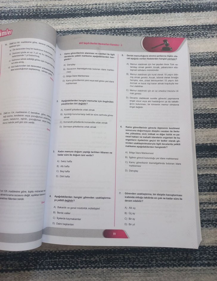 İçişleri Bakanlığı Görevde Yükselme Sınavı Çözümlü Soru Bankası - Görsel 2