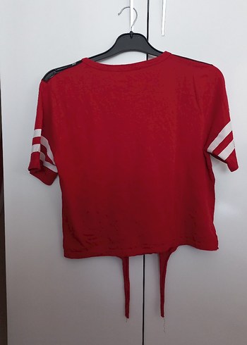 Kırmızı Kısa Kollu Spor Tişört - Görsel 4