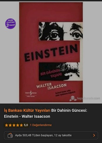 Einstein: Bir Dahinin Yaşamı - Walter Isaacson - Görsel 8