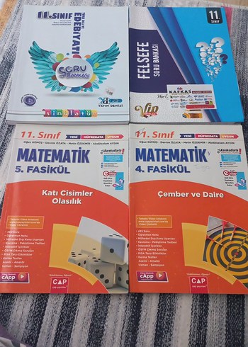 11. Sınıf Matematik, felsefe ve edebiyat soru bankaları