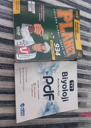 TYT Biyoloji Planet Soru Bankası ve PDF planlı ders föyü