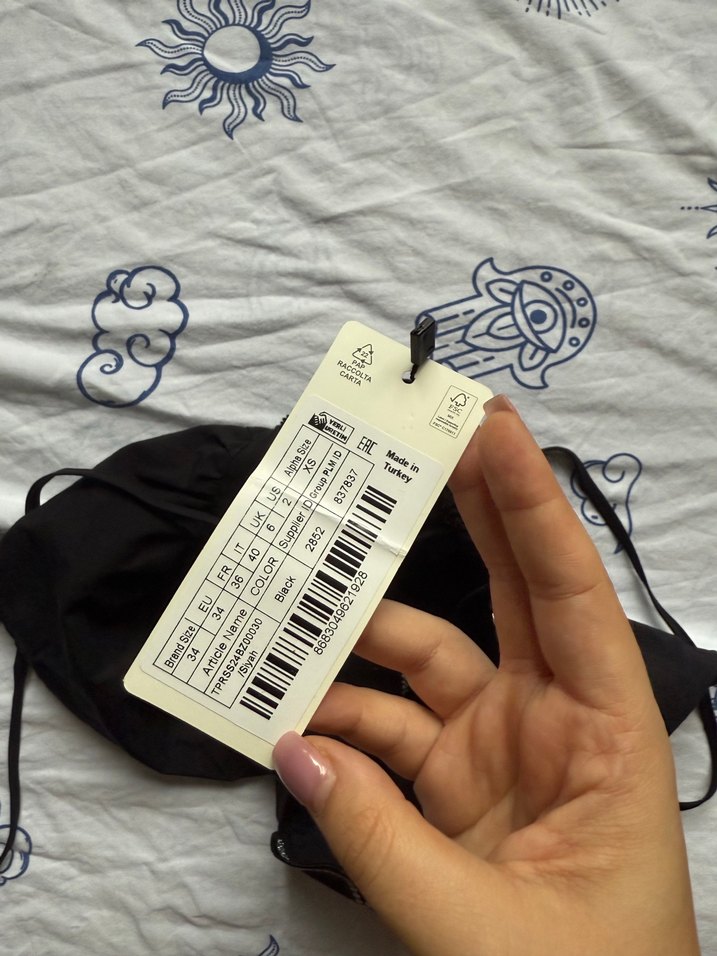 Dantel İşlemeli Siyah Straplez Büstiyer - Görsel 2