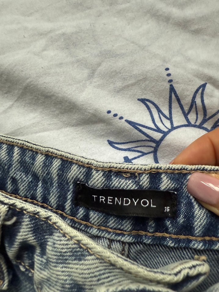 Kot Etek Görünümlü Şort - Görsel 2