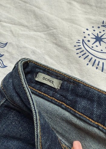 Kadın Lacivert Denim Kot Pantolon - Görsel 4