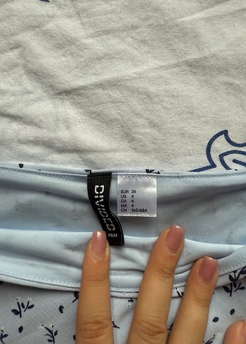 Çiçek Desenli Mini Etek - Görsel 2