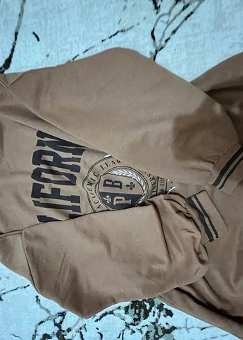 Kahverengi Baskılı Kadın Tişört - Görsel 2