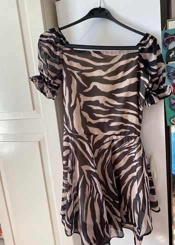 Diğer Zebra Desenli elbise