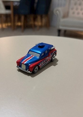 Renkli Mavi Oyuncak Taksi Arabası - Görsel 2