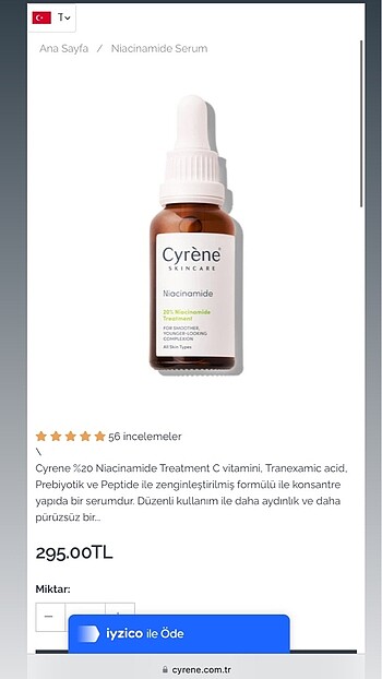  Beden Renk Cyrene 20 niacinamide