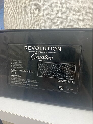  Beden Revolution creative far paleti