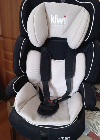 Smart Kiwi Gri Beyaz Çocuk Araba Koltuğu - Görsel 2